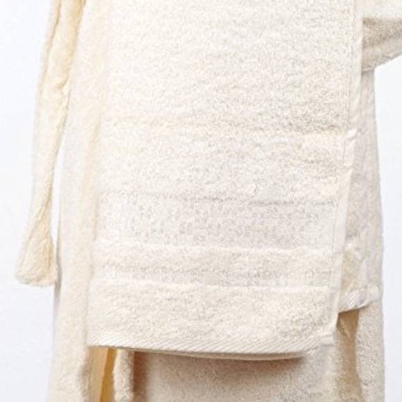 Bathrobe 60% Bamboo 40% Turkish Cotton Ecru - Picture 3 of 4